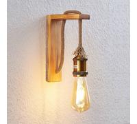 Lindby Helou aplique de madera