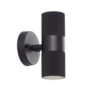 Lindby - Jovane 2 En el exterior Aplique de Pared Negro