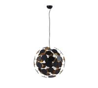 Lindby - Kinan Lámpara Colgante Black/Gold