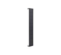 Lindby Laarni - Lámpara solar LED regulable (protección contra salpicaduras de agua, aluminio, 1 bombilla), color negro