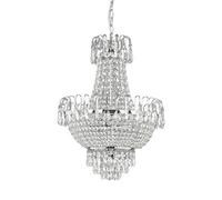 Lindby Lámpara colgante Casparia en Transparente hecho de Cristal e.o. para Salón & Comedor (5 llamas, E14) lámpara cristal