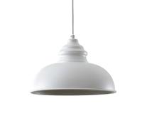 Lámpara colgante Lindby Cliona, blanca, metal, Ø 31 cm, E27