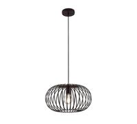 Lindby lámpara colgante en marrón oscuro, luminaria suspendida | e27, vintage para sala de estar, salón, pasillo, comedor