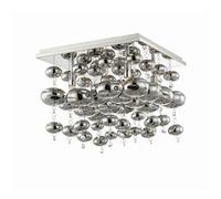 Lindby Lámpara colgante Esfera (Moderno) en Plateado hecho de Metal e.o. para Salón & Comedor (4 llamas, G9) lámpara techo