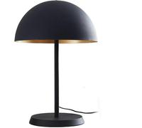 Lámpara de mesa Lindby Idalene, altura 51 cm, negra, metal