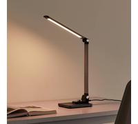 Lindby - Valtaris LED Lámpara de Sobremesa CCT Metallic/Black