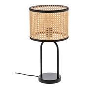 Lindby Lámpara de mesa Yaelle en Marrón hecho Madera e.o. para Salón & Comedor (1 llama, E27) lámpara