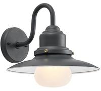 Lindby aplique de pared para exterior Roisin, antracita, metal, 31 cm