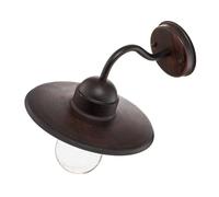 Lindby Lámpara de pared exterior Filip (Moderno) en Marrón hecho Metal (1 llama, E27) lámparas para aplique lámpara LED exterior/fachada