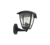 Lindby Lámpara de pared exterior Isidoro (Moderno) en Negro hecho Plástico (1 llama, E27) lámparas para aplique lámpara LED