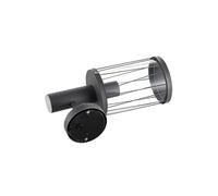 Lindby Lámpara de pared exterior Yonan (Moderno) en Negro hecho Acero (1 llama, E27) lámpara para exterior/fachada casa terraza y balcón