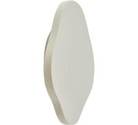 Lindby Lámpara de pared LED de Cerámica, Arcilla, Yeso Blanco