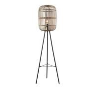 Lindby Lámpara de pie Canyana (Tradicional) en Marrón hecho Madera e.o. para Salón & Comedor (1 llama, E27) lámpara madera