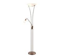 Lindby Lámpara de pie Felicia (Moderno) en Gris hecho Metal e.o. para Salón & Comedor (3 llamas, E27) lámpara