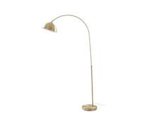 Lindby Lámpara de pie Lennart (Moderno) en Dorado hecho Metal e.o. para Salón & Comedor (1 llama, E27) lámpara arco