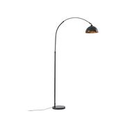 Lindby Lámpara de pie Tonka (Moderno) en Negro hecho Metal e.o. para Salón & Comedor (1 llama, E27) lámpara