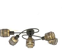 Lindby Lámpara de techo de metal negro