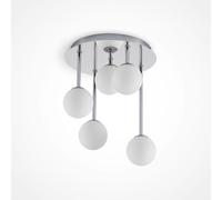 Lindby Lámpara de techo de Metal Plateado