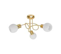 Lindby Lámpara de techo Elaina (Moderno) en Dorado hecho Metal e.o. para Salón & Comedor (3 llamas, E14) lámpara