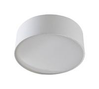 Lindby lámpara de techo en blanco, plafón redondo | lámpara de salón, e27, 3 bombillas, moderno, de tela para sala de estar, salón, dormitorio, comedor
