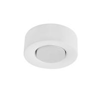 Lindby lámpara de techo en blanco, plafón redondo | lámpara de salón, gx53, de yeso, arcilla para sala de estar, salón, pasillo, dormitorio