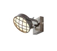 Lindby lámpara de techo en óxido, blanco, foco | lámpara de cocina, g9, diseño industrial para sala de estar, salón, comedor