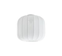 Lindby Lámpara de techo Helin en Blanco hecho Textura, Tela Tejido Seda e.o. para Salón & Comedor (1 llama E27) lámpara textil