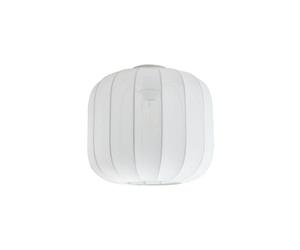 Lindby Lámpara de techo Helin en Blanco hecho Textura, Tela Tejido Seda e.o. para Salón & Comedor (1 llama E27) lámpara textil