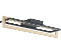 Lindby Lámpara de techo LED de Aluminio Negro