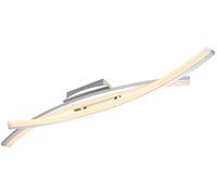 Lindby Lámpara de techo LED de Metal Plateado