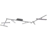 Lindby Lámpara de techo LED de Metal Plateado