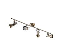 Lindby Lámpara de techo Perseas en Bronce hecho Metal e.o. para Salón & Comedor (4 llamas, GU10) lámpara