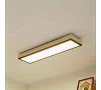 Lindby Lámpara LED de techo Laviona, CCT, atenuable, hormigón, 80 cm
