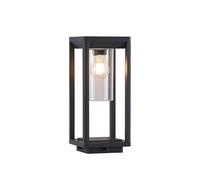 Lindby Lámpara para exterior Estami (Moderno) en Negro hecho de Aluminio (1 llama, E27) iluminación senderos baliza farola