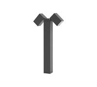 Lindby Lámpara para exterior Othil (Moderno) en Gris hecho de Aluminio (2 llamas, GU10) iluminación senderos baliza farola