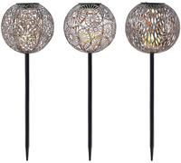 Lindby Vilani lámpara LED solar en set 3 ud