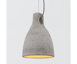 Lindby Lámpara suspendida Lenna de cemento gris True