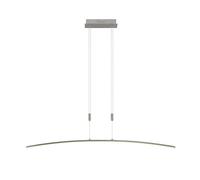 Lindby LED Lámpara colgante Phillie (Moderno) en Gris hecho de Metal e.o. para Salón & Comedor (1 llama, lámpara, techo
