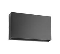 Aplique LED para exterior Jarte de Lindby, 20 cm, arriba/abajo, gris, IP65