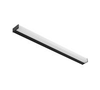 Lindby LED Lámpara de pared Ulisan (Moderno) en Negro hecho Aluminio e.o. para Cuarto baño (1 llama, lámparas, aplique