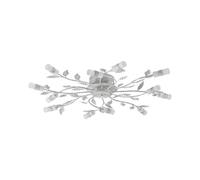 Lindby LED Lámpara de techo Bolonia (Tradicional) en Bronce hecho Metal e.o. para Salón & Comedor (12 llamas, lámpara, plafón