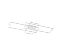 Plafón LED Lindby Caitlin, blanco, metal, 105cm
