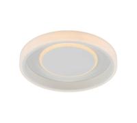 Lindby LED Lámpara de techo Wikani (Moderno) en Blanco hecho Metal e.o. para Salón & Comedor (1 llama, lámpara, plafón