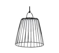 Lindby - Levino LED Portable En el exterior Lámpara Colgante Negro