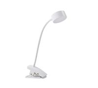 Lindby - Maori LED Portable Lámpara de Sobremesa w/Pinza Blanco