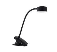 Lindby - Maori LED Portable Lámpara de Sobremesa w/Pinza Negro