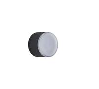 Lindby - Mathea Round LED Lámpara de Techo Exterior Dark Grey