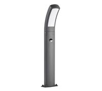 Lindby - Moshe Lámpara Jardín w/Sensor Dark Grey