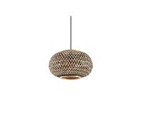 Lindby - Nerys Lámpara Colgante Black/Wood