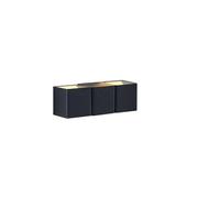 Lindby - Niclas Square LED Aplique Exterior Dark Grey